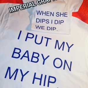 Custom shirts $25 Adults, infants $15 & kids $20